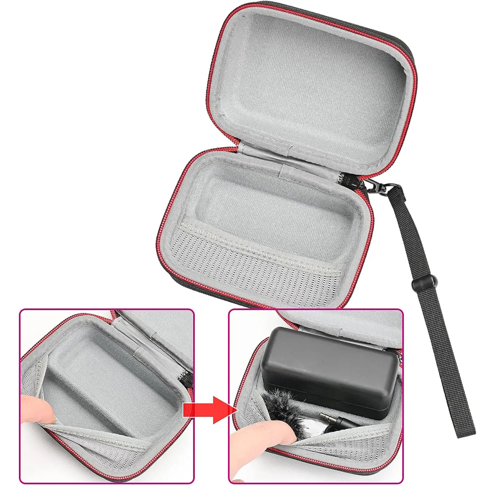 Drone Hard Shell Case - DJI Mic Kablosuz Yaka Mikrofonu için