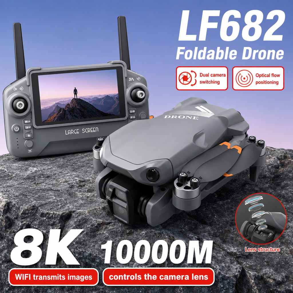 Drone Battery Charger - Hava Fotoğrafı LF682 Drone 8K HD