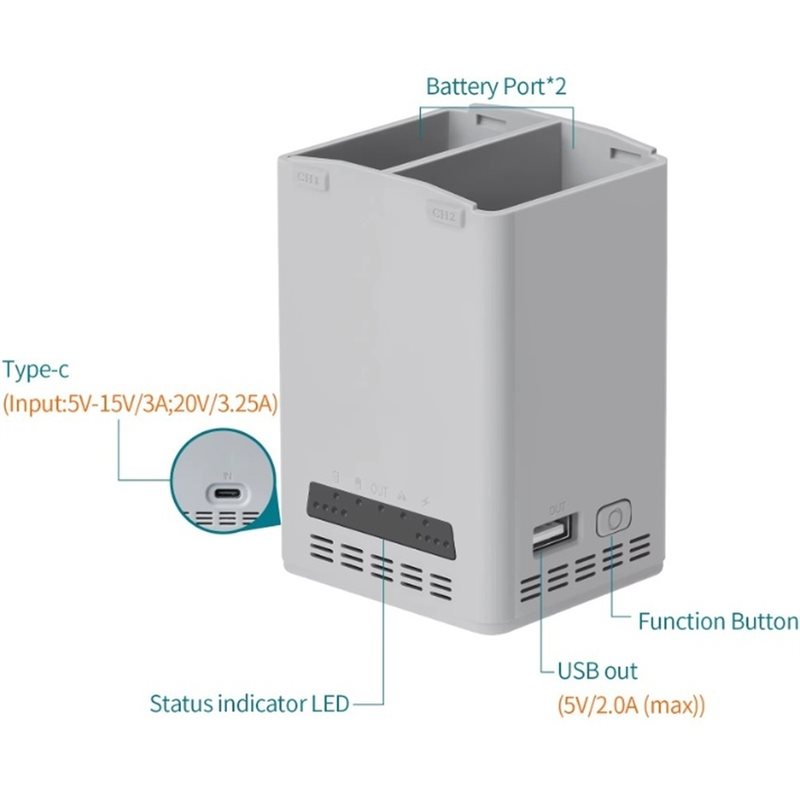 Drone Battery Adapter - A53M – DJI Lito 1 ve