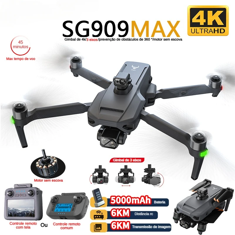 Drone Controller Screen - ZLL SG909 SG909MAX 4K Kameralı Profesyonel