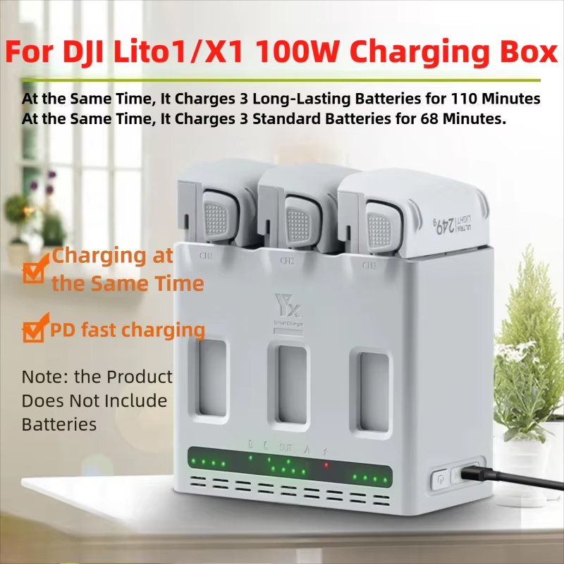 Drone Power Bank - DJI LITO 1/X1 Drone Bataryası için