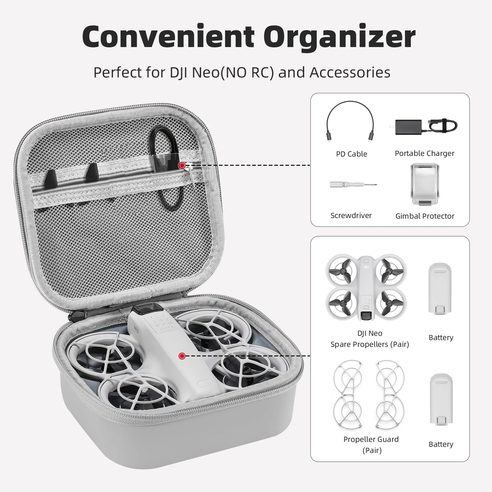 Drone saklama kutusu DJI NEO A - Drone Hard Shell Case incelemesi ve fiyatı