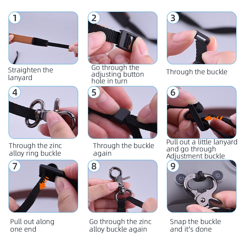 DJI FPV Combo için Uzaktan Kum - Drone Remote Controller Lanyard incelemesi ve fiyatı