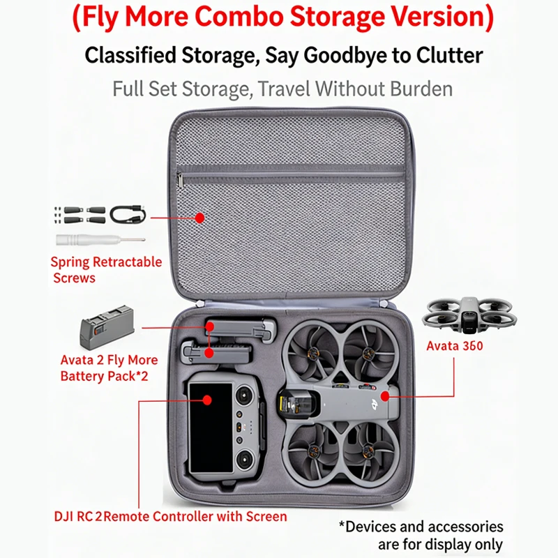 DJI Avata 360 için darbeye day - Drone Hard Shell Case incelemesi ve fiyatı