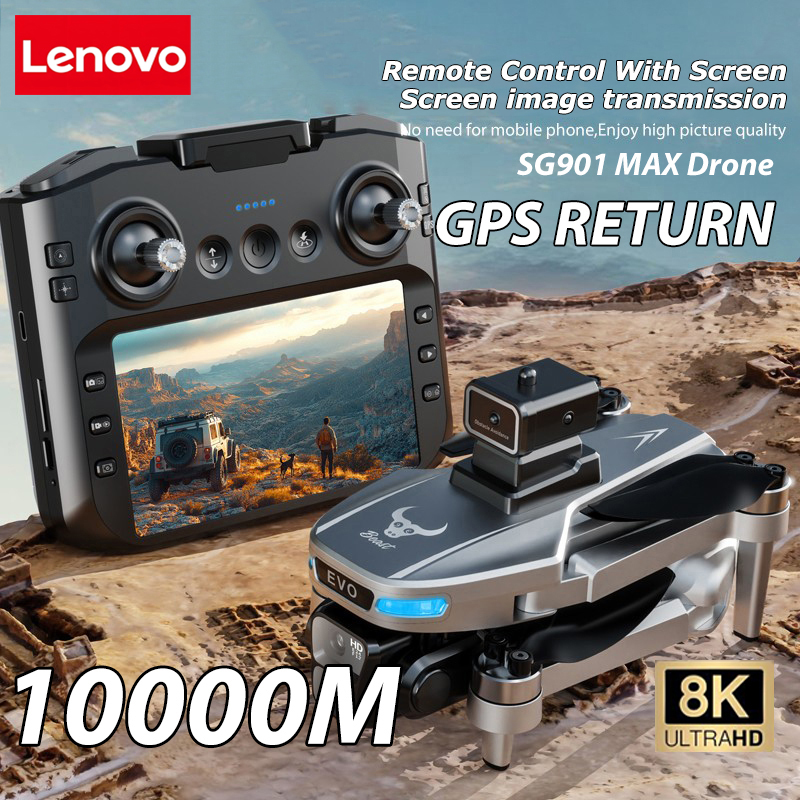 Lenovo SG901 MAX GPS Drone Pro - Drone Controller Screen incelemesi ve fiyatı