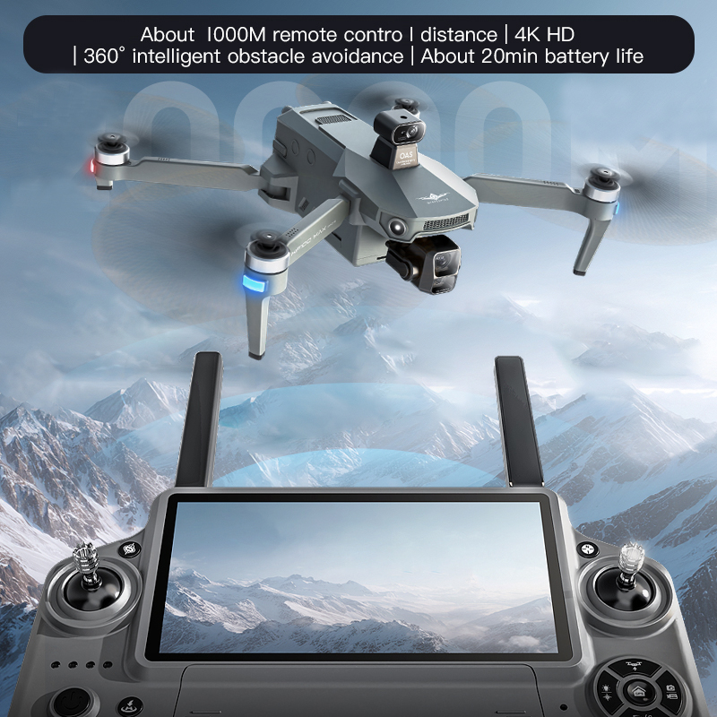 KF100 MAX GPS Drone 4K Kamera  - Drone Controller Screen incelemesi ve fiyatı