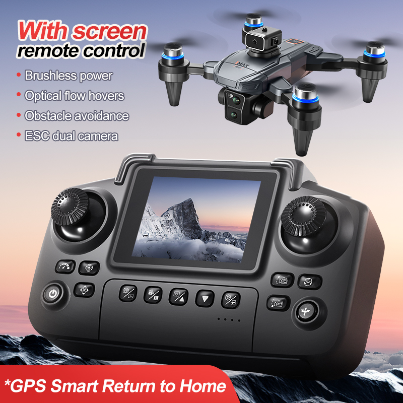 GPS RC Drone Ekranlı 4K Profes - Drone Controller Screen incelemesi ve fiyatı