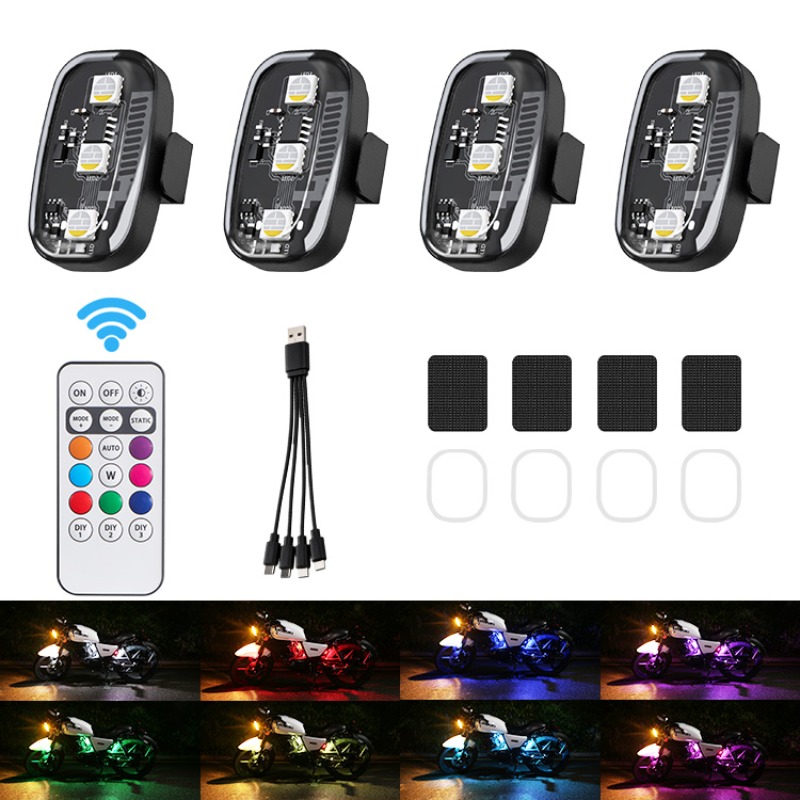 Drone Motosiklet RGB LED Flaş  - Drone Beacon Light incelemesi ve fiyatı